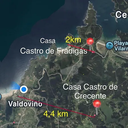 Casa Castro De Crecente - Cerca De La Playa De Pantin Valdoviño